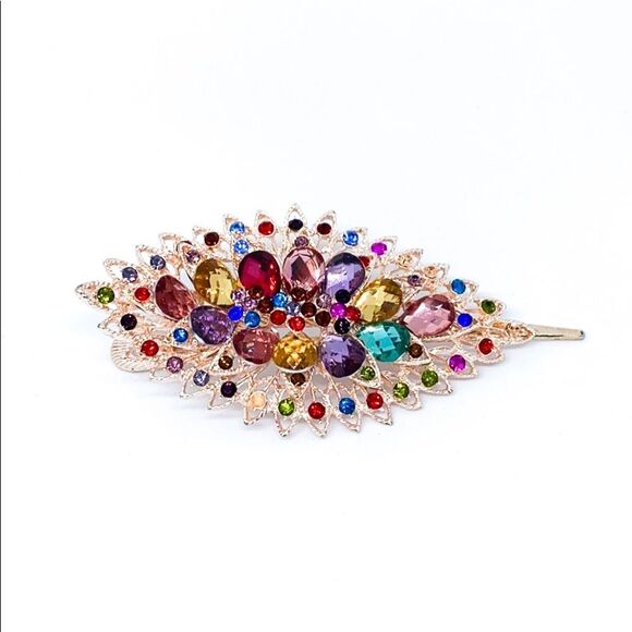 Rainbow Rose Gold Large Hair Clio